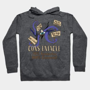 Cons-entacle - 70% Tentacles, 100% Consent! Hoodie